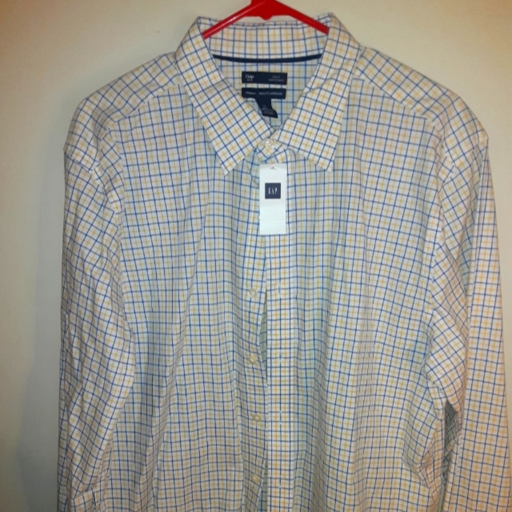 Gap mens casual button down shirt XL